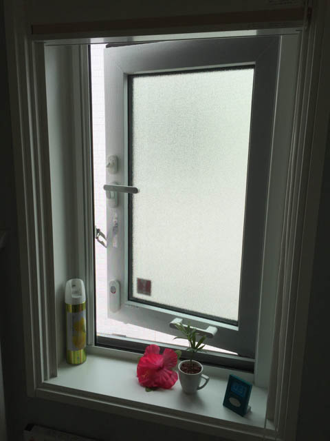 トイレの窓と網戸